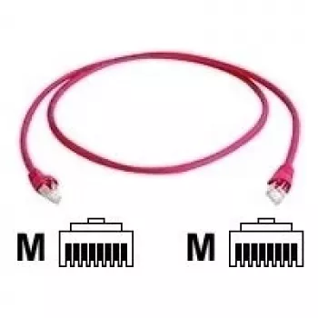 Telegärtner CAT 6A S/FTP crossover-verkkokaapeli RJ45 5 m punainen LSZH L00003A0078