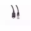 SHIVERPEAKS USB-C - RJ45 Gigabit Ethernet -adapterikaapeli, alumiini, musta, 1 m (BS14-51025)