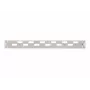TELEGÄRTNER H02025A0356 1U 19 tuuman rack-etukansi, harmaa RAL 7035