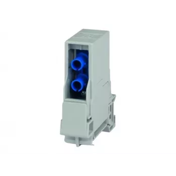 TELEGÄRTNER STX DIN-kisko kuitu-liitinmoduuli ST- ja SC-duplex-adaptereilla, yksimuoto/monimuoto H82000A0022