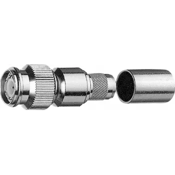 Telegärtner TNC-puristekaapeliliitin G42, 50 ohmia, Telealloy, 2,7/7,1, 5 kpl (J01010A0053)