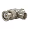 Telegärtner J01004A0616 BNC-sovitin, BNC-uros 2x BNC-rasiaan