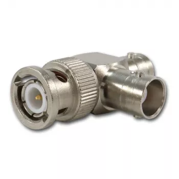 Telegärtner J01004A0616 BNC-sovitin, BNC-uros 2x BNC-rasiaan