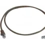 Telegärtner 100008016 CAT 6a S/FTP RJ45-kytkentäkaapeli, 0,5 m, sininen, palamista hidastava, taivutussuojalla
