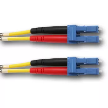 TELEGÄRTNER LC–LC Single-Mode OS2 duplex kuitu-verkkokaapeli, 2 m, keltainen L00871A0003