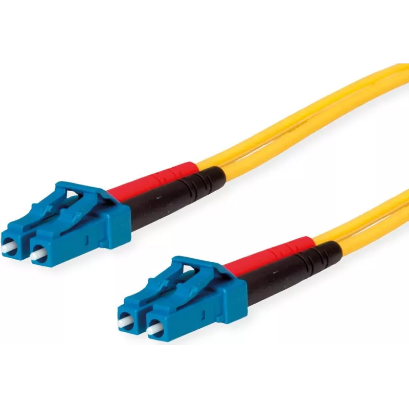 TELEGÄRTNER LC–LC Single-Mode OS2 duplex kuitu-verkkokaapeli, 2 m, keltainen L00871A0003