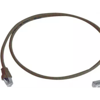 Telegärtner Cat 6A S/FTP -verkkokaapeli, PiMF, sininen, 2,0 m, toinen pää kulmaliitin L00001A0159