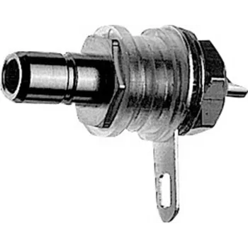 Telegärtner SMB-naarasliitin, paneeliasennus, 50 ohmia, kulta/nikkeli pinnoitettu, juotosliitäntä J01160A0271