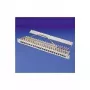 TELEGÄRTNER MPP16-HS 16-porttinen modulaarinen patch-paneeli, 1U, vaaleanharmaa RAL 7035 J02022A0050