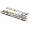 TELEGÄRTNER MPP16-HS 16-porttinen modulaarinen patch-paneeli, 1U, vaaleanharmaa RAL 7035 J02022A0050