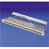 TELEGÄRTNER MPP16-HS 16-porttinen modulaarinen patch-paneeli, 1U, vaaleanharmaa RAL 7035 J02022A0050