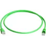 Telegärtner Cat.5e UTP LSZH -verkkokaapeli, RJ45, vihreä, 0,5 m