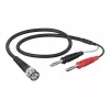 Telegärtner L00010A1844 0,5 m BNC–2x banaani koaksiaalinen mittauskaapeli, musta