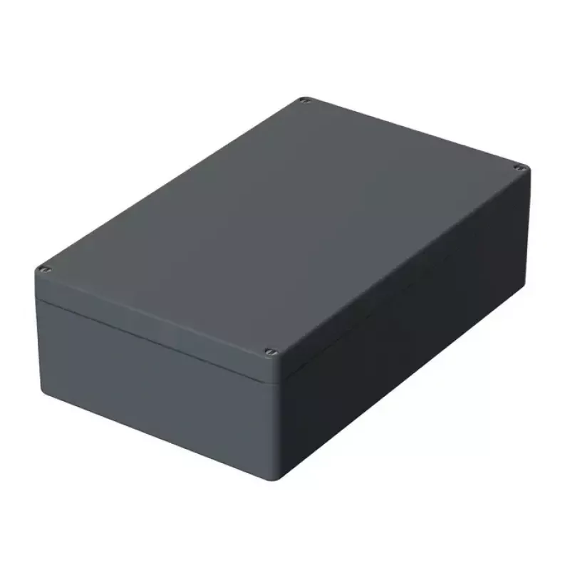 BOPLA Euromas P yleiskotelo 400 x 250 x 121 mm polyesteri hopeanharmaa RAL 7001 4355000