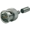 Telegärtner J01002A0058 BNC-kaapelin uros G04, puristettava, HDTV, 75 ohmia, RG-179B/U-kaapelille