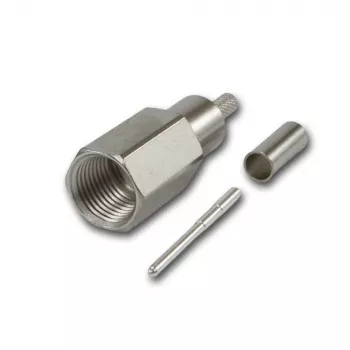 Telegärtner FME kaapeliliitin puristus G07 puristus/puristus, Low Cost, 15 dB / 2 GHz, B2725, G07 (RG-316/U) - 5 kpl J01700A0010