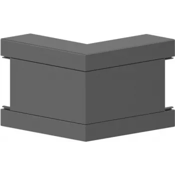 GGK BR 60x130/80-AE ulkokulma 60x130/80 RAL 9005 PVC (12793)