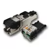 TELEGÄRTNER DataVoice Office Cat.6A suojattu RJ45 kenttäasennettava liitin, 5-9 mm J00026A2003