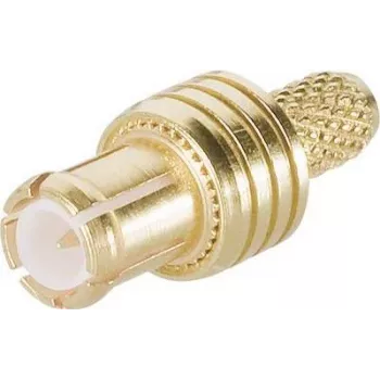 TELEGÄRTNER MCX suora liitin 50 ohm puristus/juotos RG174/RG188/RG316