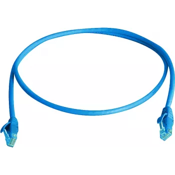 Telegärtner 100008054 Cat6 U/UTP RJ45 verkkokaapeli, 1 m, sininen, LSZH