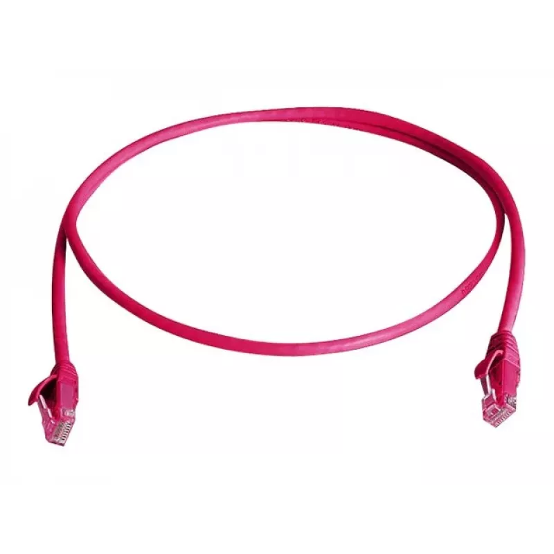 Telegärtner L00001A0232 Cat6 U/UTP verkkokaapeli, punainen, 2 m