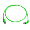 Telegärtner MP8 FS 500 Cat6a SFTP -verkkokaapeli RJ45 7,5 m vihreä L00004A0111
