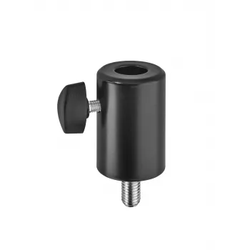 König & Meyer 66370-000-55 mini-TV-tappiadapteri M10 ulkokierre musta