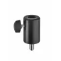 König & Meyer 66370-000-55 mini-TV-tappiadapteri M10 ulkokierre musta
