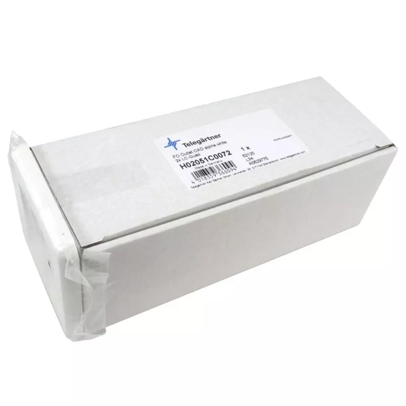 Telegärtner OAD-lähtömoduuli 4 x duplex LC, alpinvalkoinen (H02051C0072)