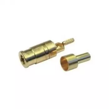 Telegärtner SMB-liitin naaras PCB-liitin, suora, 50 ohm, kullattu