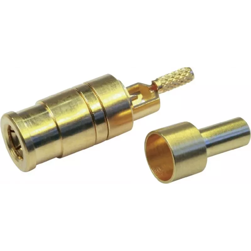 Telegärtner SMB-liitin naaras PCB-liitin, suora, 50 ohm, kullattu