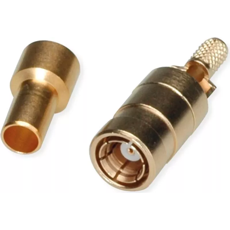 Telegärtner SMB-liitin naaras PCB-liitin, suora, 50 ohm, kullattu