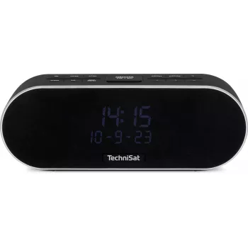 TechniSat DigitRadio 53 BT DAB+/UKW radiokello Bluetoothilla ja USB-lataustoiminnolla, musta