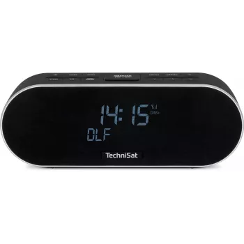 TechniSat DigitRadio 53 BT DAB+/UKW radiokello Bluetoothilla ja USB-lataustoiminnolla, musta