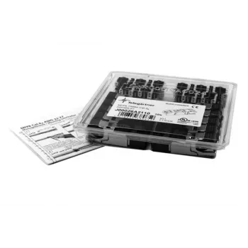Telegärtner J00026A2113 RJ45 Cat.6A kenttäasennettava pistoke, suojattu, IP67, ruostumaton teräs, musta