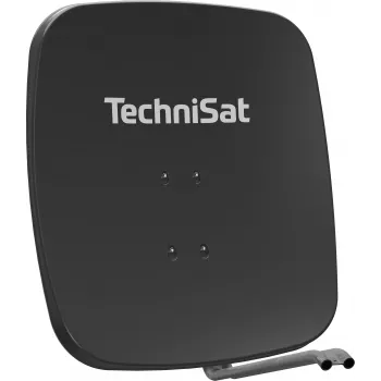 TechniSat SATMAN 65 PLUS satelliittiantenni – 65 cm, 35,7 dBi vahvistus, HDTV, mastokiinnitys, vaaleanharmaa
