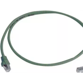 Telegärtner 100008018 CAT 6a S/FTP -verkkokaapeli, RJ45, 0,5 m, keltainen, LSZH, paloa hidastava, snagless