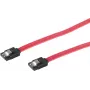 GoodConnections SATA 3 Gb/s -kaapeli lukituksella, 0,5 m, punainen 5045-A05