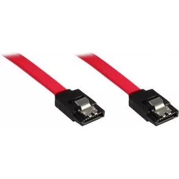 GoodConnections SATA 3 Gb/s -kaapeli lukituksella, 0,5 m, punainen 5045-A05
