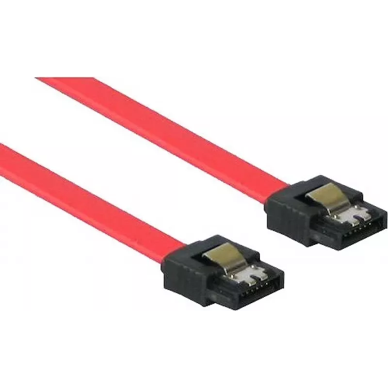 GoodConnections SATA 3 Gb/s -kaapeli lukituksella, 0,5 m, punainen 5045-A05