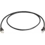 Telegärtner Cat 6A S/FTP -verkkokaapeli, 1,5 m, musta L00001A0169