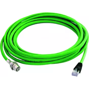 Telegärtner Cat.7A S/FTP -verkkokaapeli, 5 m, LSZH, harmaa, 10 Gbps, RJ45 100017395