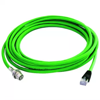 Telegärtner Cat.7A S/FTP -verkkokaapeli, 5 m, LSZH, harmaa, 10 Gbps, RJ45 100017395