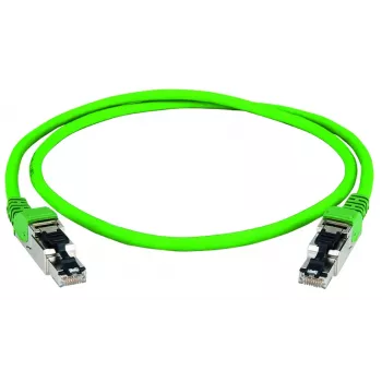 Telegärtner 100017323 RJ45-verkkokaapeli, CAT 5e, U/UTP, vihreä, 0,5 m