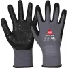 HASE SAFETY GROUP AG 508150 9 nylon-nitrivaahtopäällysteiset työkäsineet, koko 9, harmaa/musta