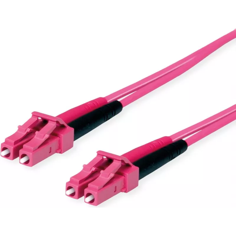 Telegärtner LC-LC Multimode OM4 -kuitupatchkaapeli, 50/125 µm, 3 m