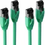 S CONN maximum connectivity BASIC-S Cat. 8.1 F/FTP PIMF LSZH vihreä verkkokaapeli 1,0m, 2 kpl:n pakkaus SC08-41023-2