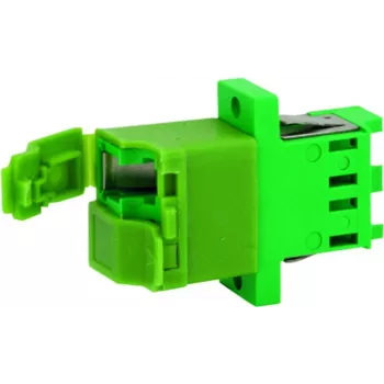 Telegärtner J08071A0028 LC/APC simplex-sovitin, vihreä, zirkoniaholkki