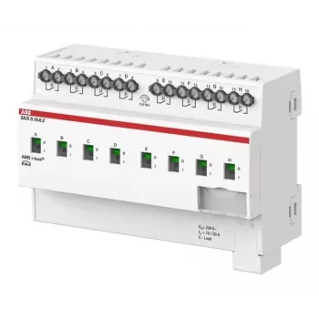 ABB SA/S8.16.6.2 8-kertainen kytkinaktori 16A C-Load, DIN-kisko, KNX 2CDG110271R0011