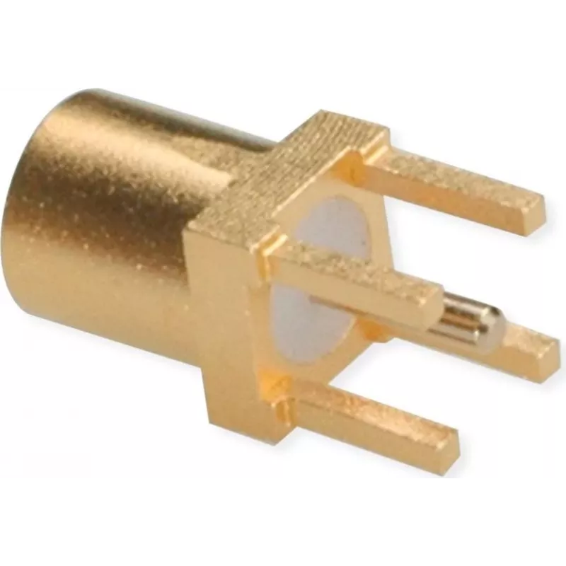 TELEGÄRTNER MMCX PCB-naarasliitin, suora, 50 Ohm, kullattu, 5 kpl:n pakkaus (J01341A0161)